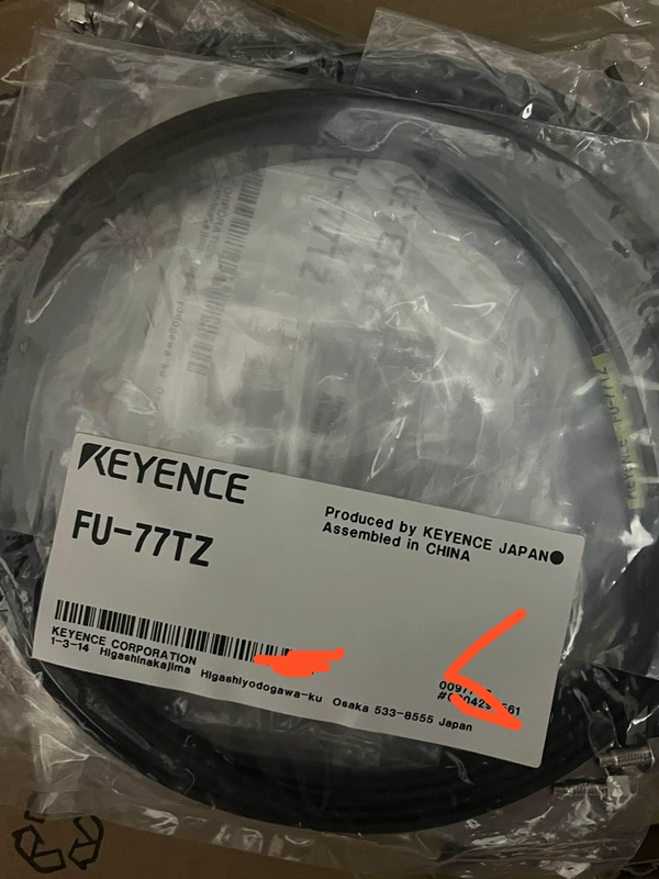 Reflective Fiber Optic Sensor KEYENCE FU-77TZ Compact Tip
