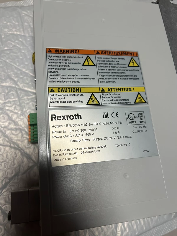 Compact Servo Drive REXROTH HCS01.1E-W0018-A-03-B-ET-EC-NN-L4-NN-FW