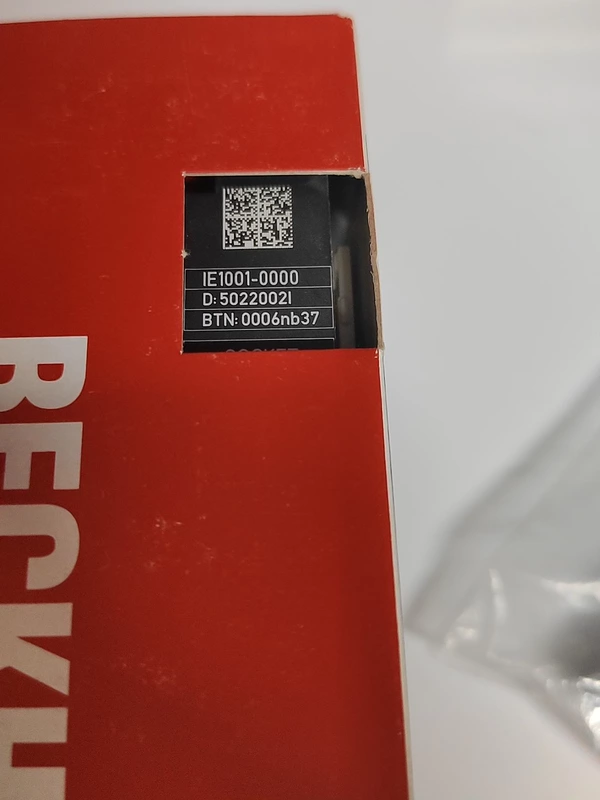 Digital Input Module BECKHOFF IE1001-0000 for Automation