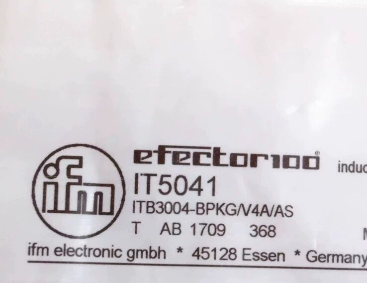 Inductive Proximity Sensor IFM IT5041 M12 PNP Output