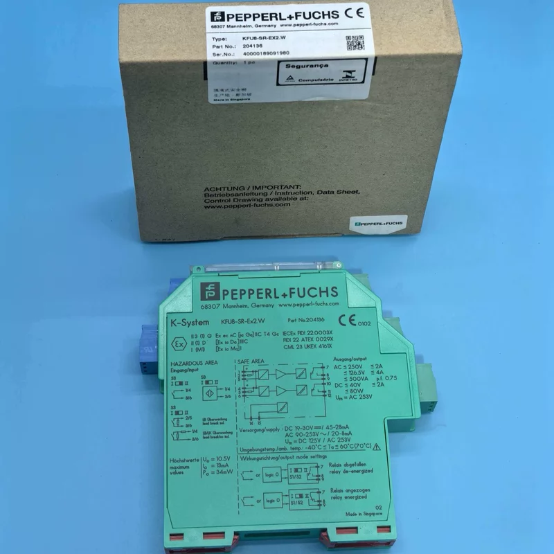 Safety Barrier PEPPERL+FUCHS KFUB-SR-EX2.W Intrinsically Safe