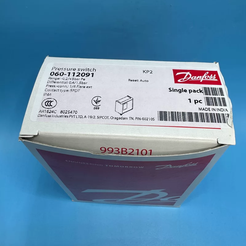 Pressure Switch Danfoss KP2 060-112091 Industrial Control
