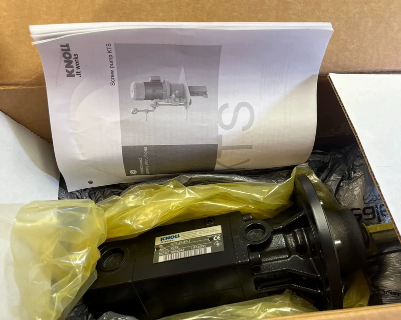 Industrial Screw Pump KNOLL KTS 25-60-T High Efficiency