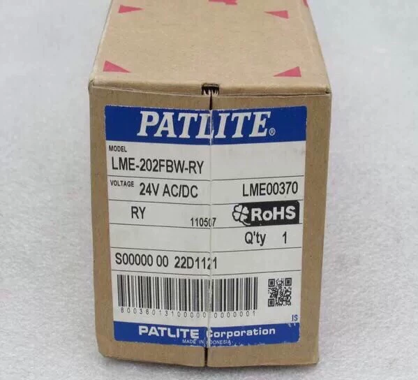 LED Signal Tower PATLITE LME-202FBW-RY with Buzzer