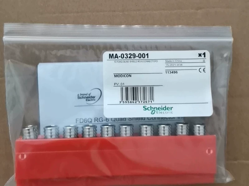 F-Type Coaxial Connector Schneider MA-0329-001 Industrial