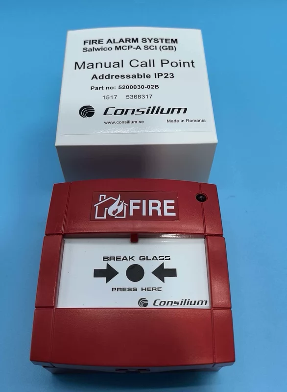 Manual Call Point CONSILIUM MCP-A SCI 5200030-02B Fire Alarm