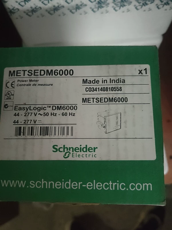 Power Meter Schneider METSEDM6000 - High Accuracy Class 0.5S