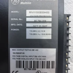 Motor Protection Relay GE Multilin MIVII1000E00HI00 Unit