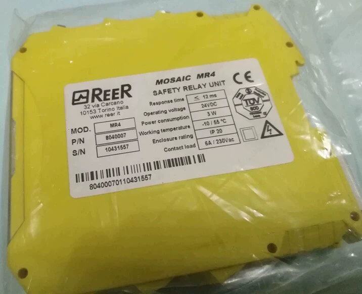 Safety Relay REER MR4 10431557 for Industrial Protection