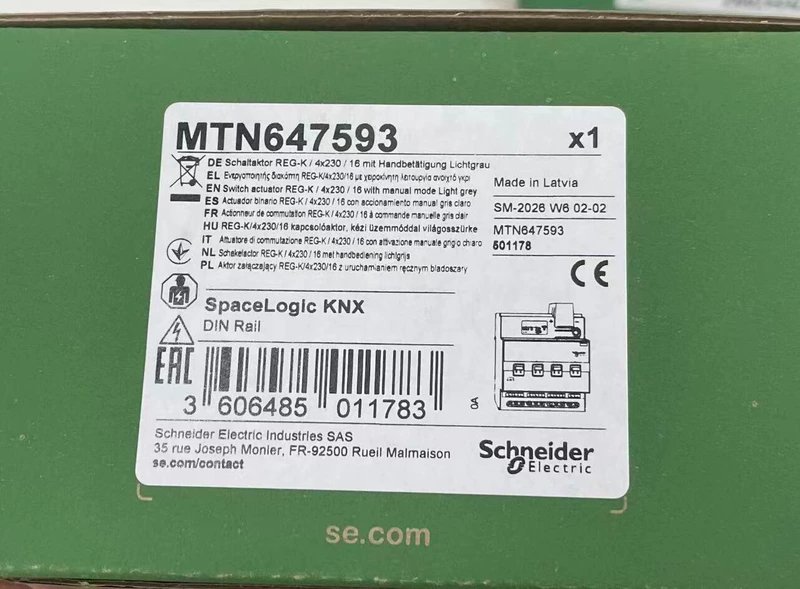 KNX Smart Lighting Module Schneider MTN647593 DIN Rail