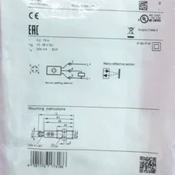 Laser Retroreflective Sensor IFM OGP700 with High Precision
