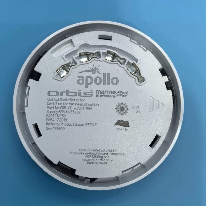 Optical Smoke Detector Apollo ORB-OP-42001-MAR Sensor