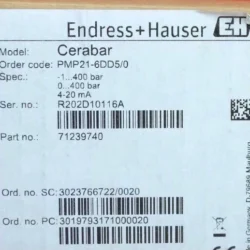 Industrial Pressure Sensor Endress+Hauser PMP21-6DD5/0 - High Accuracy