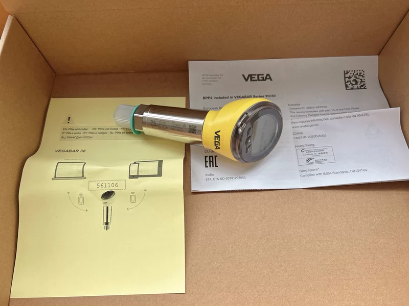 Pressure Transmitter VEGA PP-223 FQ6 with HART Output