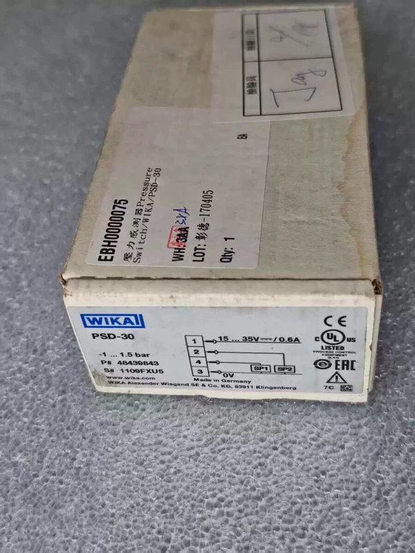 Electronic Pressure Switch WIKA PSD-30 with Digital Display