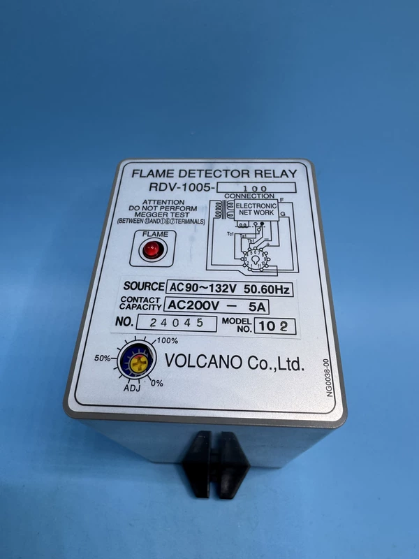 Flame Detection Relay VOLCANO RDV-1005-100 for Burners