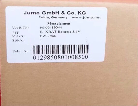 Power Module Jumo R+KBAT 3.6V 00489044 Battery Backup