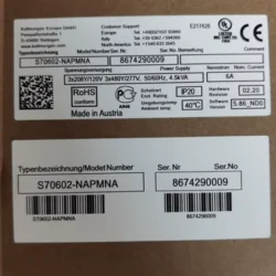 Servo Drive Solution Kollmorgen S70602-NAPMNA 8674290009 for Precision Control