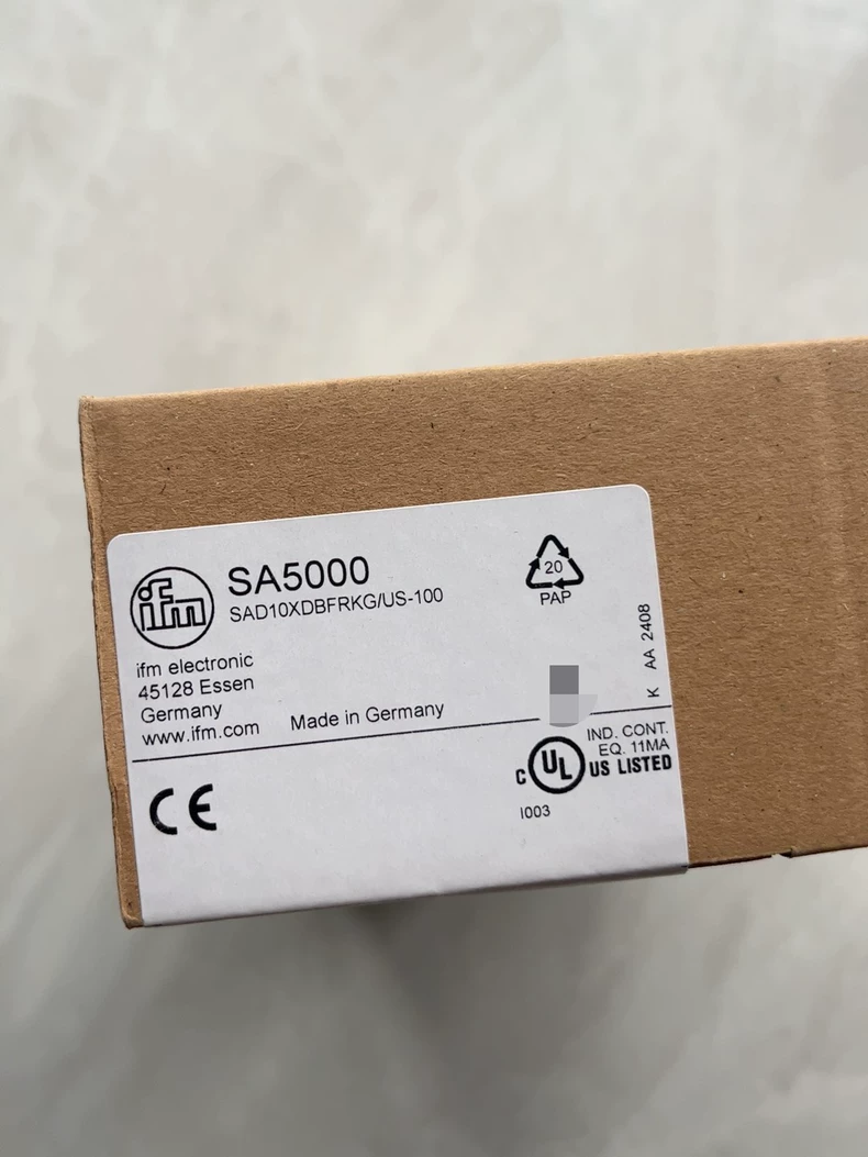 Flow Sensor IFM SA5000 for Liquid and Air Monitoring Use