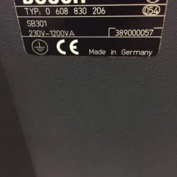 Bosch SB301 Control Cabinet for Electrical Systems