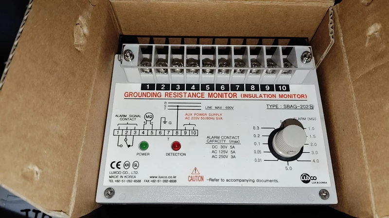 Grounding Resistance Monitor LUXCO SBAG-202N - Reliable
