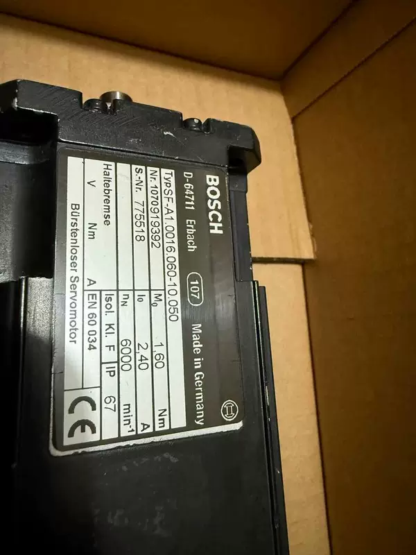 Industrial Servo Motor Rexroth SF-A1.0016.060-10.050 Drive