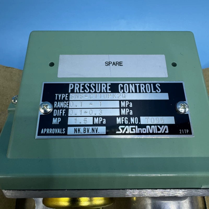 Pressure Controller SAGINOMIYA SNS-C110PK2Q with LED Display