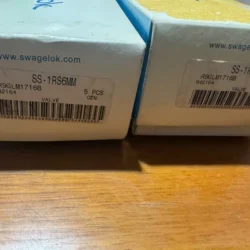 Precision Needle Valve swagelok SS-1RS6MM R9GLM1716B for Industrial Use