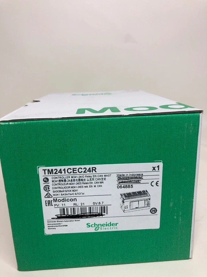 Modicon M241 Logic Controller Schneider TM241CEC24R Ethernet