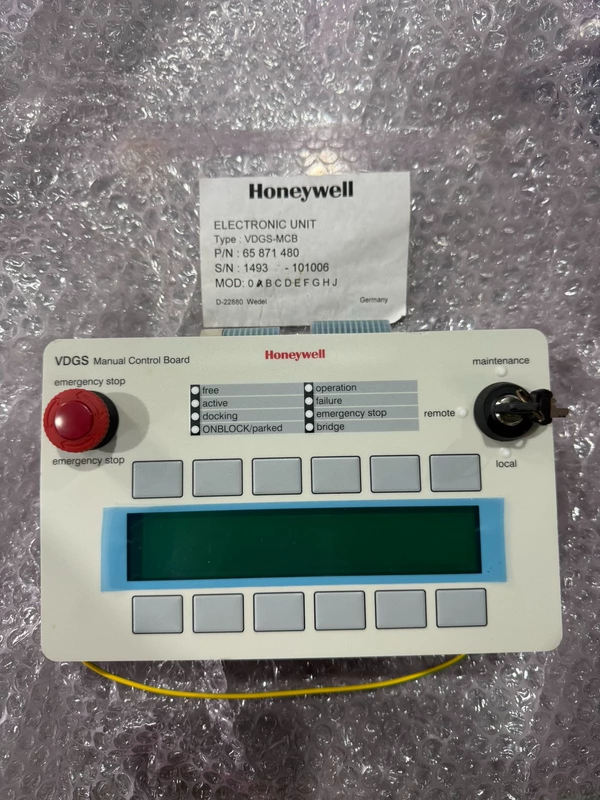 VDGS Main Control Board Honeywell VDGS-MCB 1493-101006
