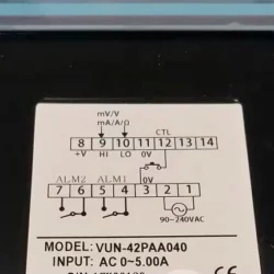 Digital Process Indicator CONCH VUN-42PAA040 4-20mA Input