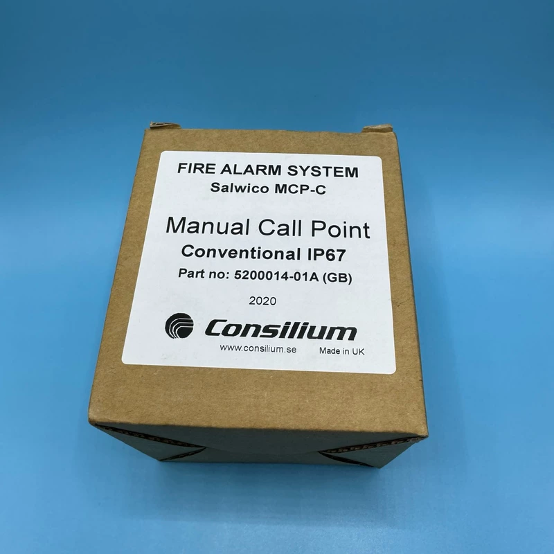 Manual Call Point Consilium WCP1A-R330SG-C035-01 Fire
