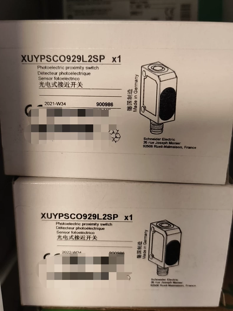 Inductive Proximity Switch Schneider XUYPSCO929L1SP - Reliable