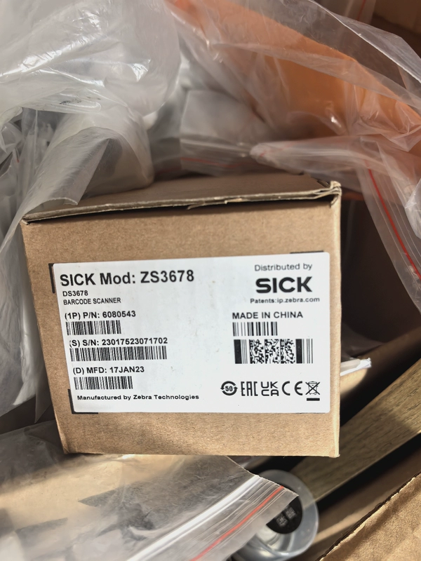 Industrial Wireless Barcode Scanner SICK ZS3678 Bluetooth