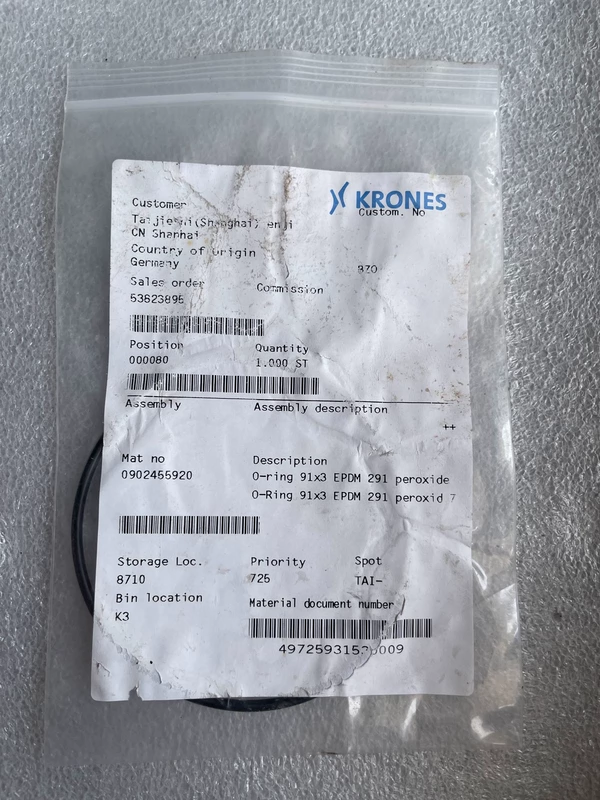 KRONES 0902455920  53823895 O-ring Sealing Element