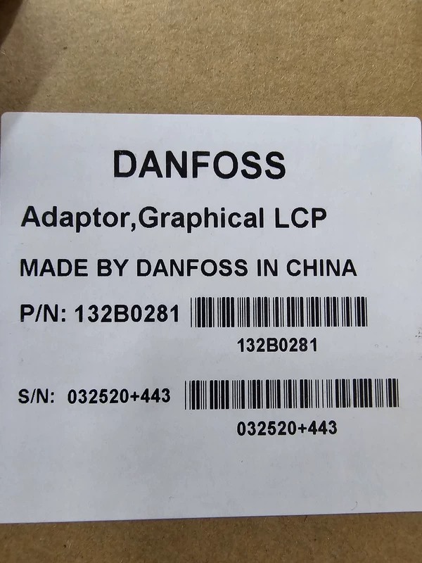 Danfoss 132B0281 LCP Graphic Panel Adapter for Drives