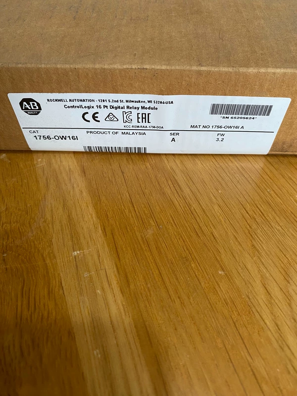 Allen-Bradley 1756-OW16I Relay Output Module Control