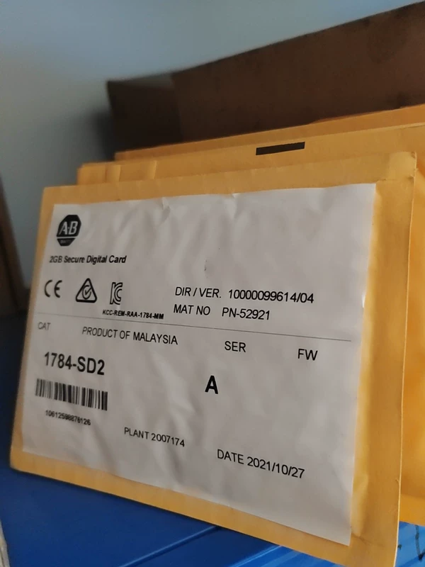 Allen-Bradley 1784-SD2 Memory Card for PLCs