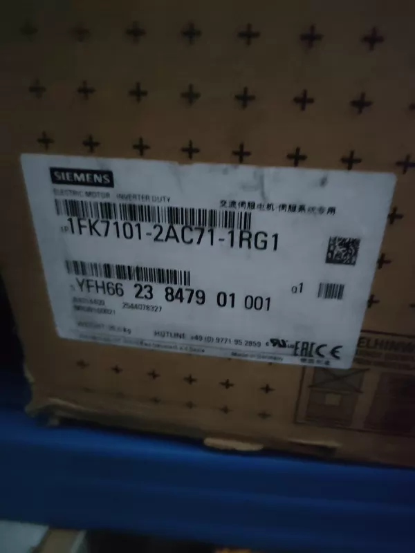 High-Performance Servo Motor SIEMENS 1FK7101-2AC71-1RG1 Drive