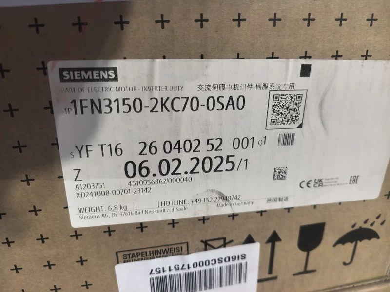 SIEMENS 1FN3150-2KC70-0SA0 Linear Motor for Automation