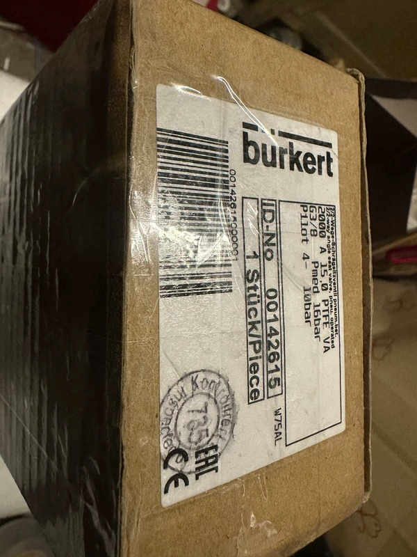 Burkert 2000 Angle Seat Valve for Filling and CIP