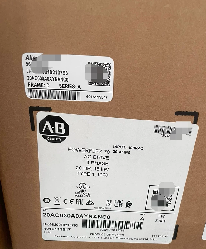Allen-Bradley 20AC030A0AYNANCO AC Drive for Drive System