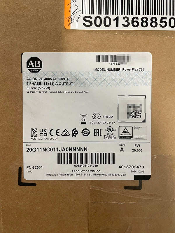 Allen-Bradley 20G11NC011JA0NNNNN AC Drive Industrial