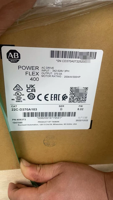 Allen-Bradley 22C-D370A103 PowerFlex 400 AC Drive