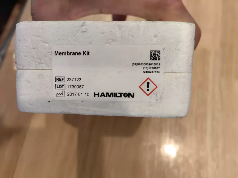 HAMILTON 237123 Membrane Kit for Sensor Maintenance