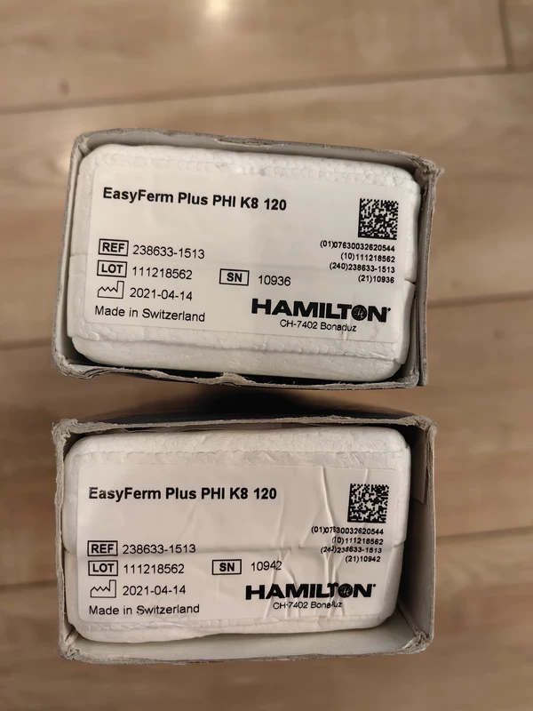 Hamilton 238633-1513 EasyFerm Plus PHI K8 120 pH Electrode