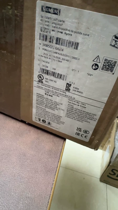 Soft Starter Siemens 3RW5072-6AB14 162A 200-480V AC