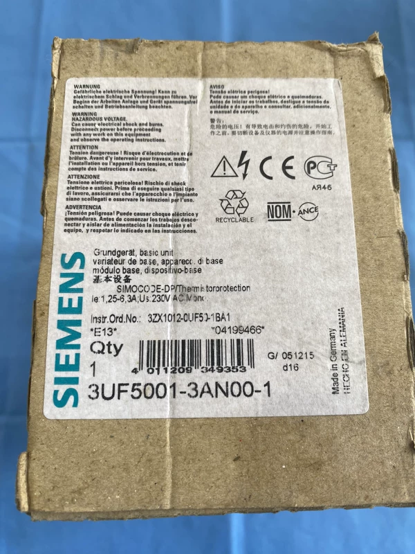 Motor Protection SIEMENS 3UF5001-3AN00-1 SIMOCODE-DP