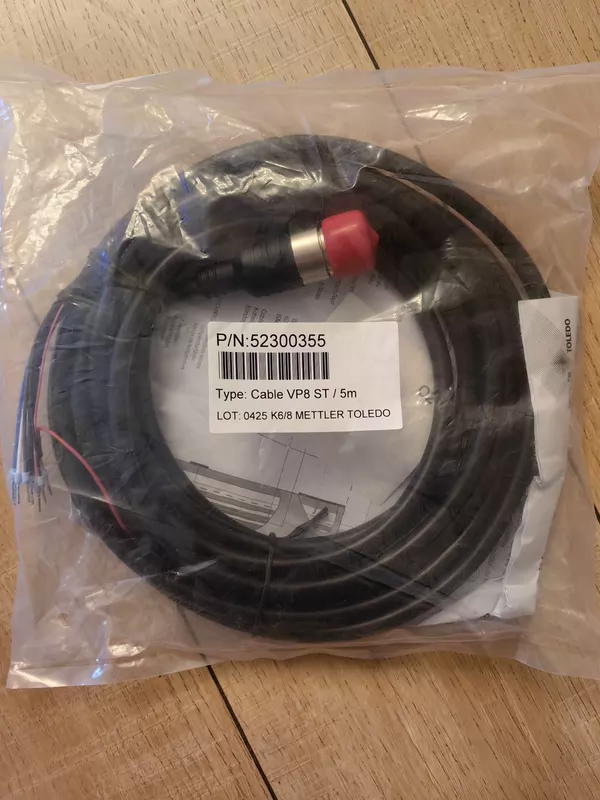 Mettler Toledo 52300355 VP8ST/5m Electrode Cable