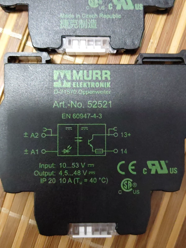 MURR 52521 Industrial Relay Module 24V DC Control